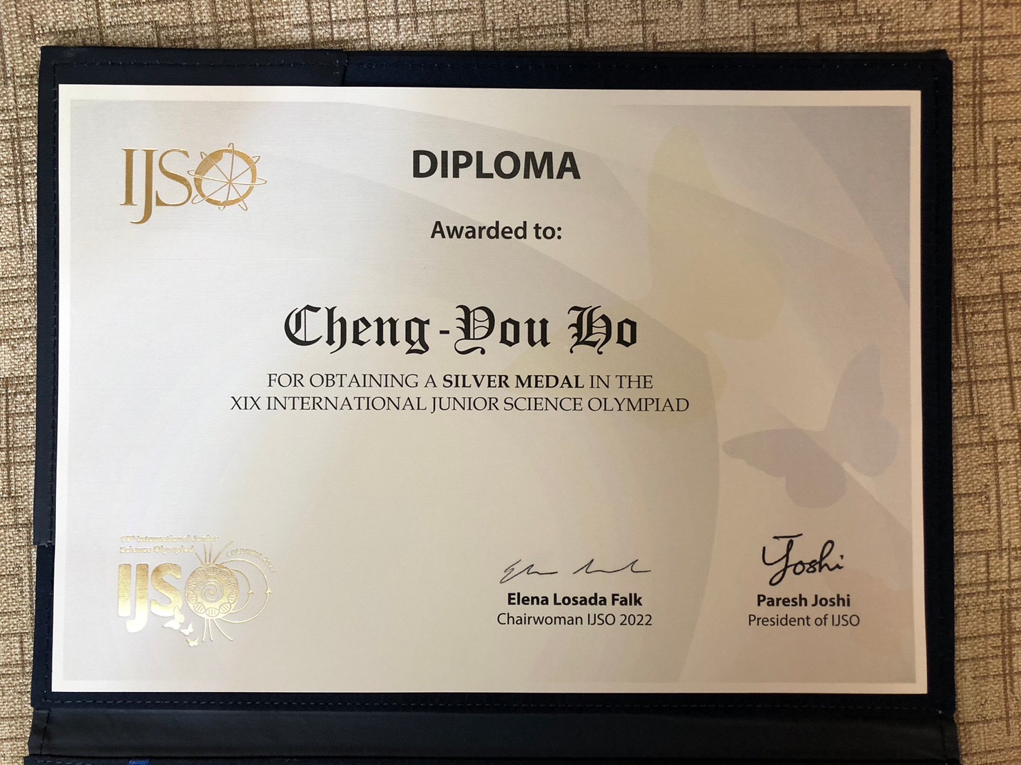 Official Certificate